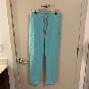 Fresh Aqua Yola Skinny Fig Scrub Pants